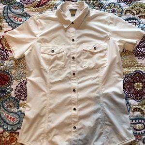 Eddie Bauer Women's White Blouse